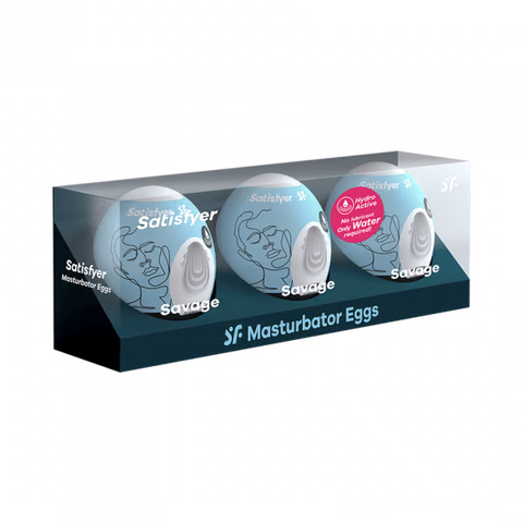 Oeuf de masturbation (Paquet de 3) - Savage
