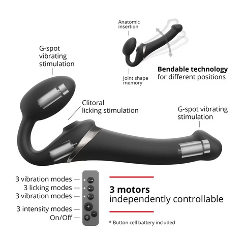 Vibrateur double stimulation 