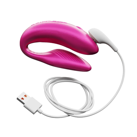Vibrateur double stimulation connecté 