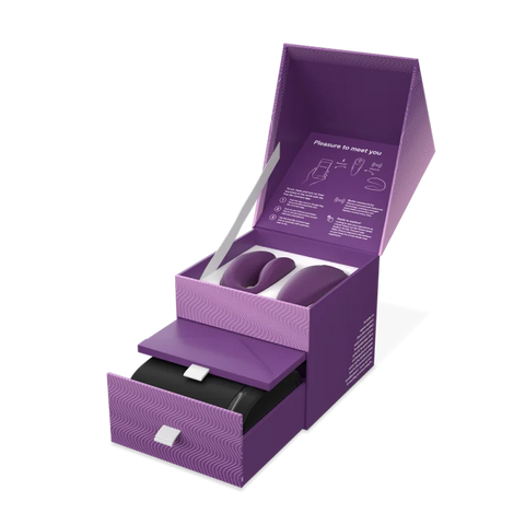 Vibrateur double stimulation connecté 