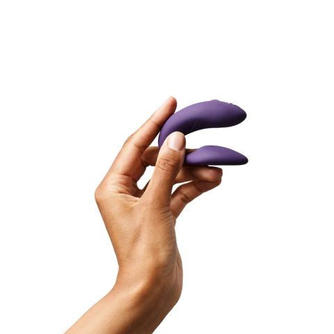 Vibrateur double stimulation connecté 