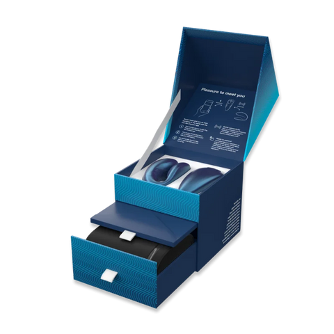 Vibrateur double stimulation connecté 