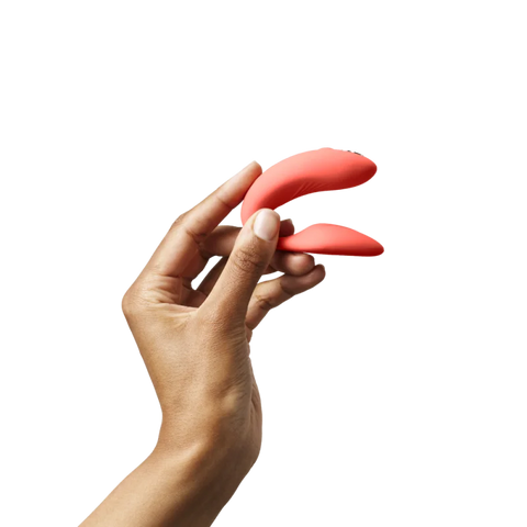 Vibrateur double stimulation connecté 
