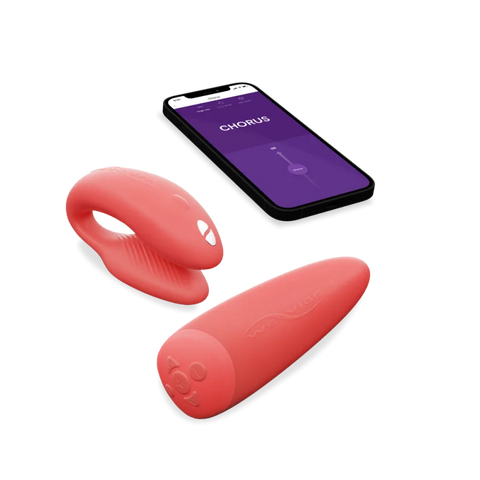 Vibrateur double stimulation connecté 