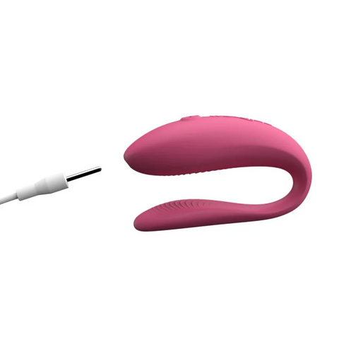 Vibrateur double stimulation connecté 