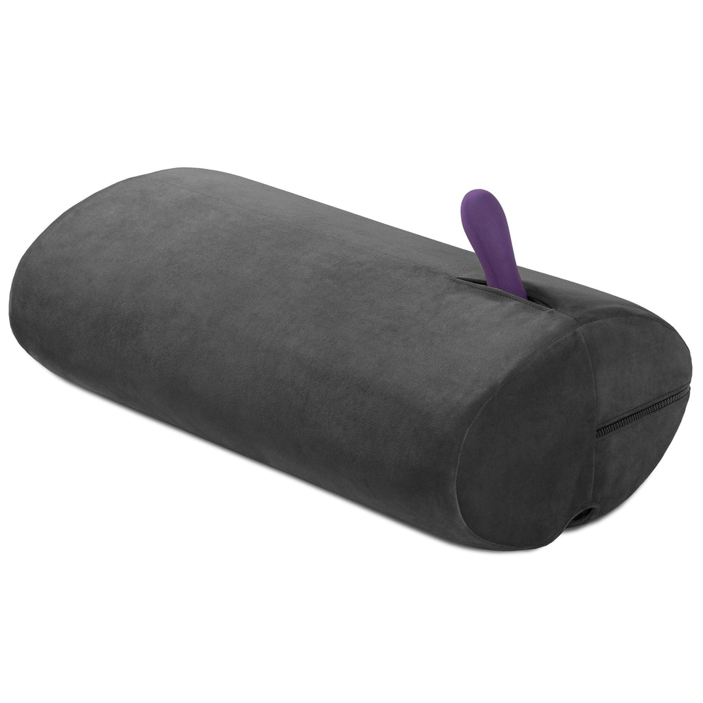 Coussin avec emplacement pour jouet - Noir