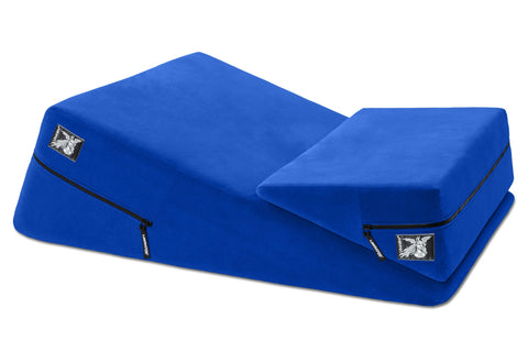 Combo Coin/Rampe en microfibre - Bleu